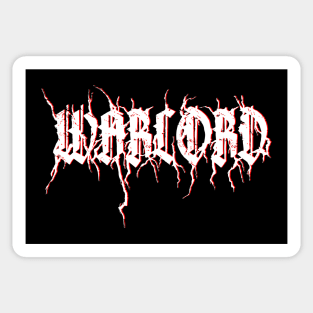 Warlord (White) Sticker